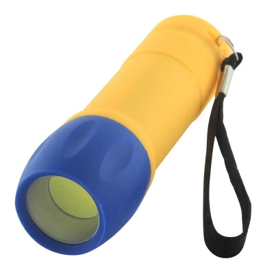 Фонарь Quantum Smile yellow+blue 3W COB 3xAAA 2шт/уп (QM-FL1045-PB) Винница - изображение 2