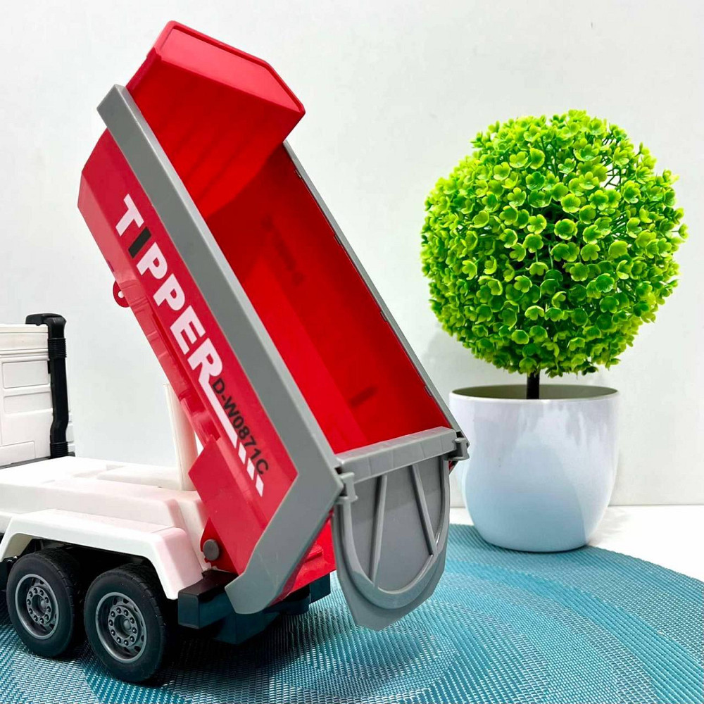 Машинка самоскид на радіокеруванні акумулятор підсвічування рухомі деталі Червона (YJ-114-2-116-1) Чернігів - фото 9