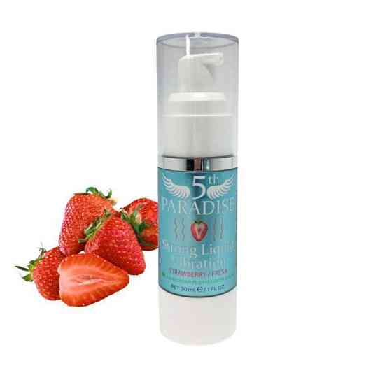 Вібраційний стимулюючий гель Strawberry, 30 мл — 5th Paradise Sex Aura Київ