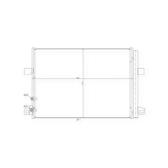 Радиатор Фольцваген Amarok 2.0, 3.0i, D 10- кондиционера Мукачево