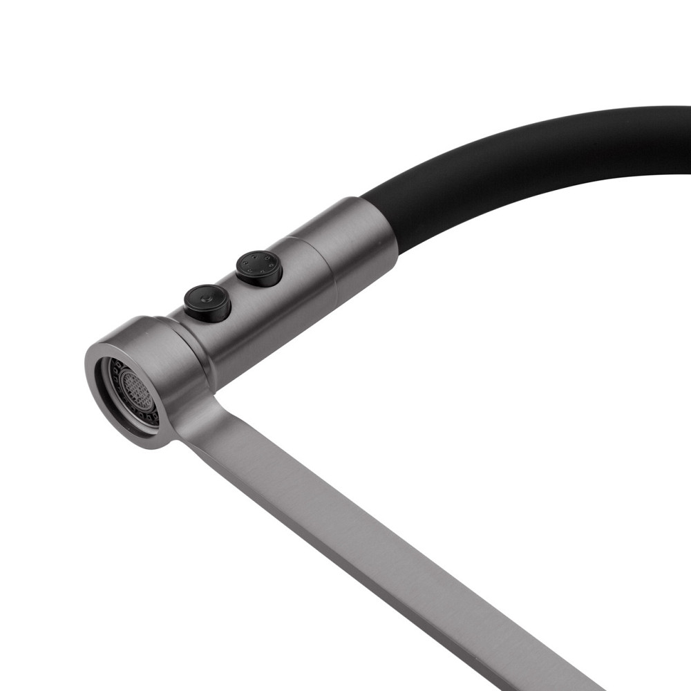 Змішувач для кухні Kroner KRP Ersel — GRP03112BLK Київ - фото 8