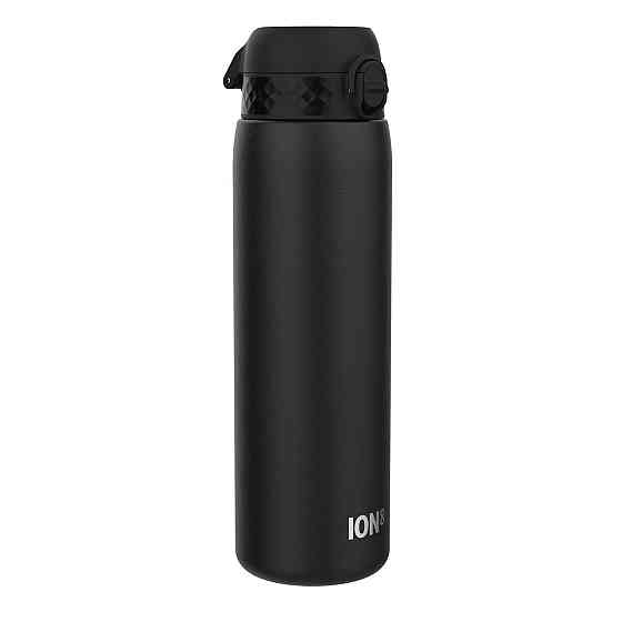 Пляшка для води металева вакуумна ION8 920 мл. Vacuum Insulated, Black Кам'янське