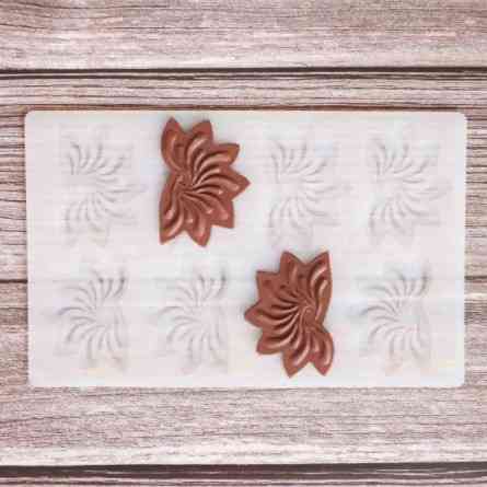 Формочка для шоколада Цветы 199 на 125 мм серый Киев