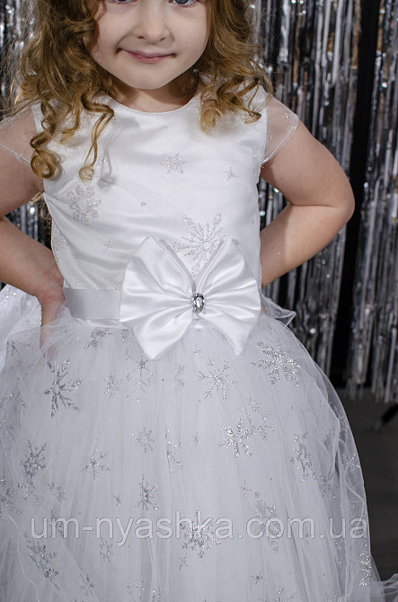 Платье Снежинка нарядное голубое платье со снежинками Снежинка со снежинками Кривой Рог - изображение 6
