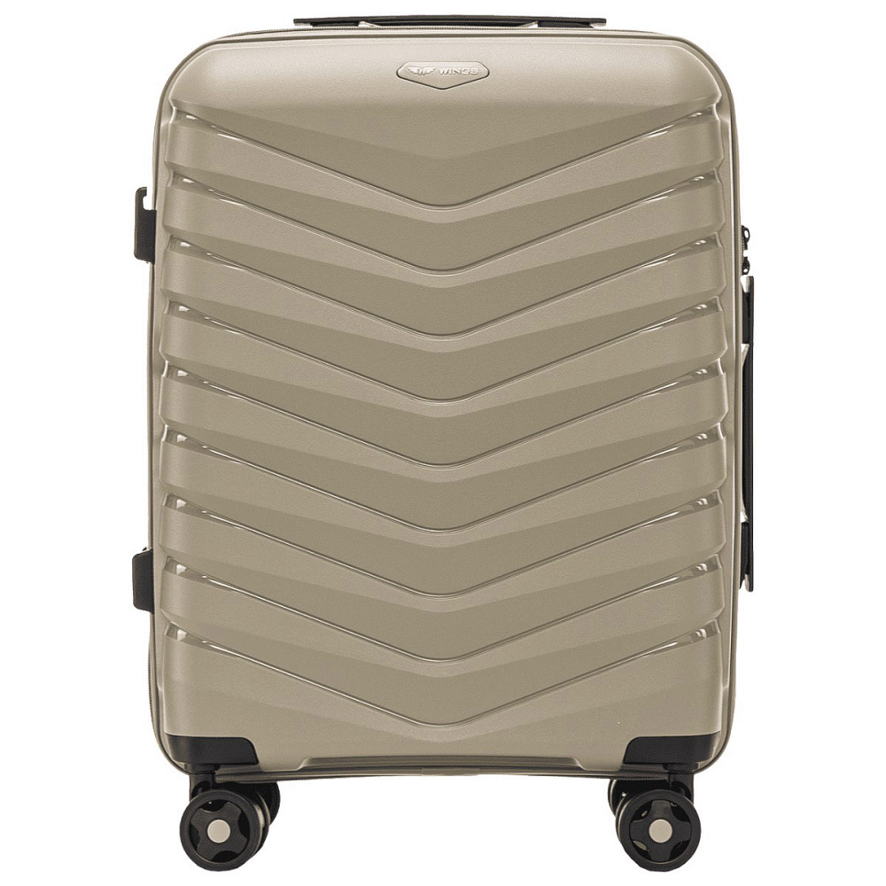 Чемодан полипропиленовый WINGS PHX01 малый 55 см шампань Киев - изображение 2