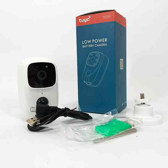 Камера видеонаблюдения Smart wifi приложение Tuya работает EH-420 от 2x18650 Киев