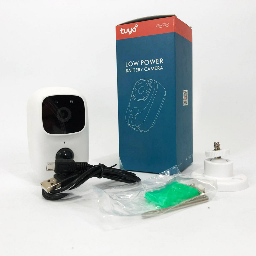 Камера видеонаблюдения Smart wifi приложение Tuya работает EH-420 от 2x18650 Киев - изображение 2