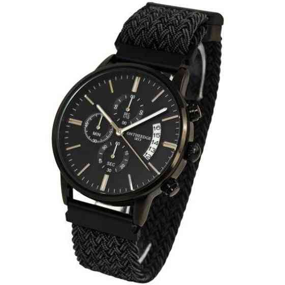 Годинник чоловічий наручний MegaLith Super Nylon (2 ремінці) Чорний Київ