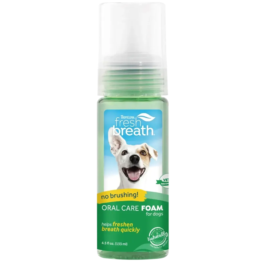 Піна для догляду за ротовою порожниною Тропіклін Tropiclean Fresh Breath для собак і кішок, 133 мл Київ - фото 1