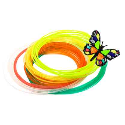 Пластик до 3D ручки. Еко 3D-пластик PLA. Набір з 20 кольорів. (200 метрів) ZI-67 Івано-Франківськ