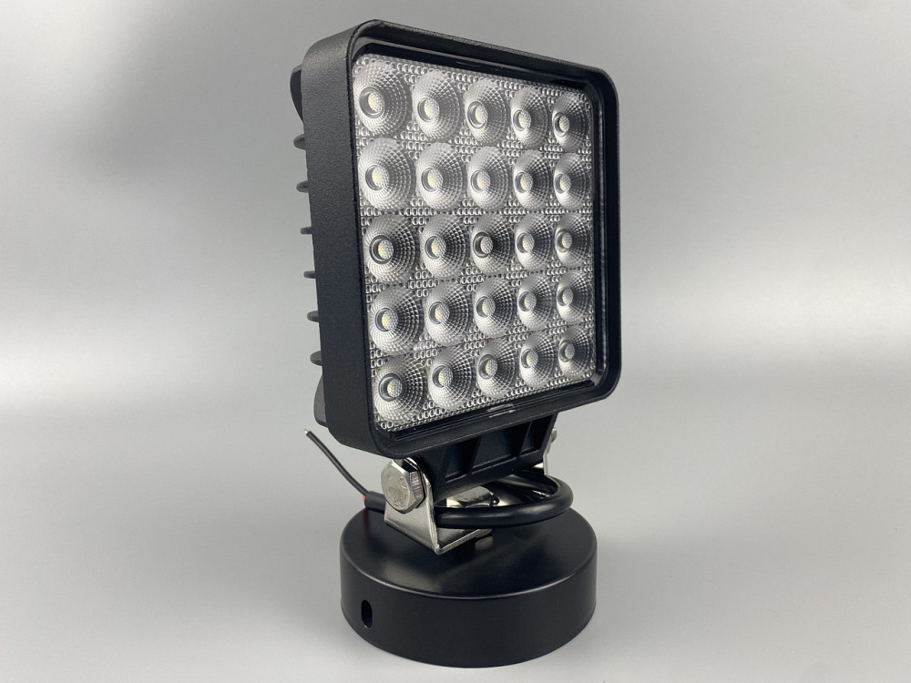 Фара LED квадратна 25 Led chip 12/24V. Широкий промінь. Світло 6500К, IP67.Позадушний клапан, від запотівання Мукачево - фото 9