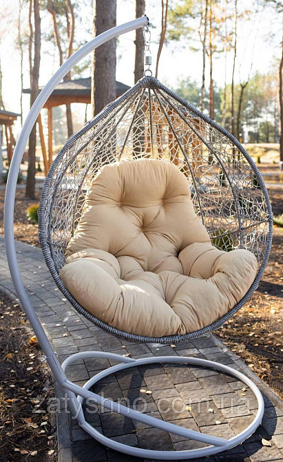 Підвісне крісло Кокон з подушкою Київ - фото 2