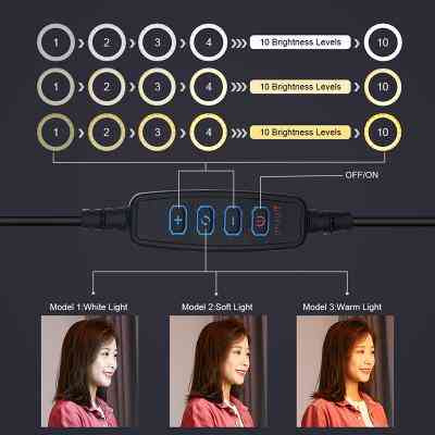 Набір блогера Puluz Ring USB LED lamp PKT3059B 6.2&quot; + table tripod (PKT3059B) Вінниця