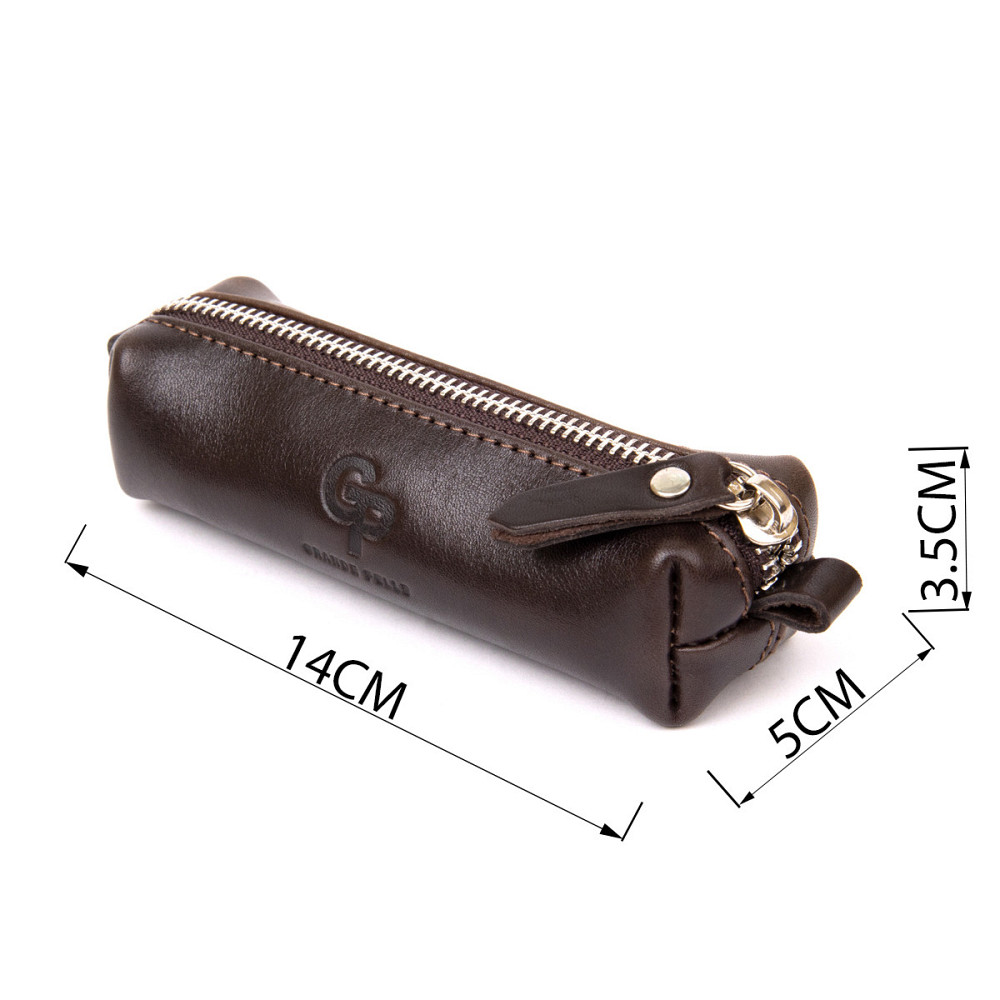 Кожаная универсальная ключница GRANDE PELLE 11339 Коричневый Киев - изображение 7