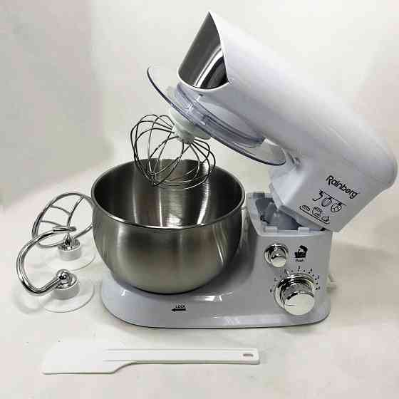Тестомес для приготовления теста Rainberg RB-8083 3200 Вт, Бесшумный кухонный комбайн XZ-58 Львов
