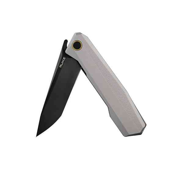 Ніж складаний туристичний Ruike P166-AК, (9.2 см) 14C28N / Aluminum сірий Київ