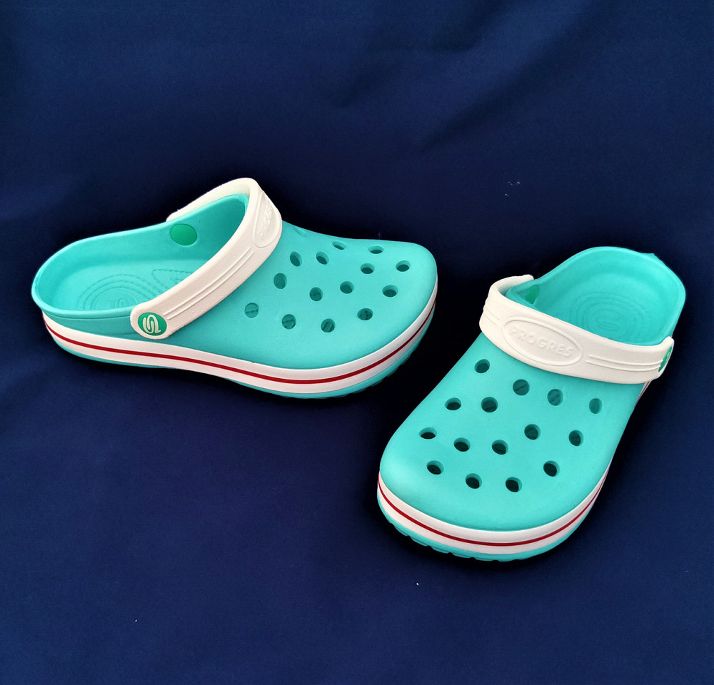 Женские Тапочки CROCS Бирюзовые Кроксы Шлёпки Сланцы (размеры: 36,38) Днепр - изображение 9