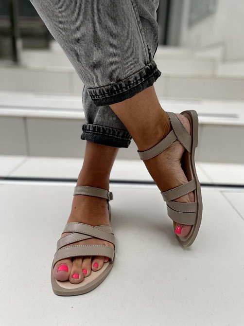 Rosta Босоніжки жіночі ROSTA 1044 бежеві (літо, шкіра натуральна) (5144) Коломия - фото 8