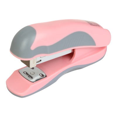 Степлер Buromax пластиковый PASTEL, 20 листов, (скобы №24, 26), 111 х 62 х 32 мм, розовый (BM.4215-10) Винница - изображение 1