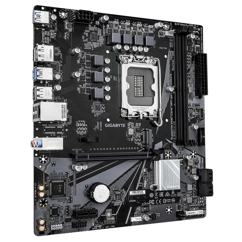 Материнська плата Gigabyte B760M H V2 Socket 1700 ( 10789 ) Харків - фото 3