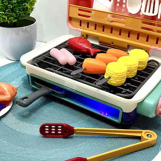 Майстер Гриль WToys продукти змінюють колір звук підсвічування кухонне приладдя холодна пара Рожевий (22542) Чернігів