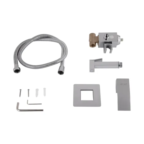 Набір для гігієнічного душу Qtap Swan Cascada прямокутний QTSWA262CRM45567 Chrome Київ