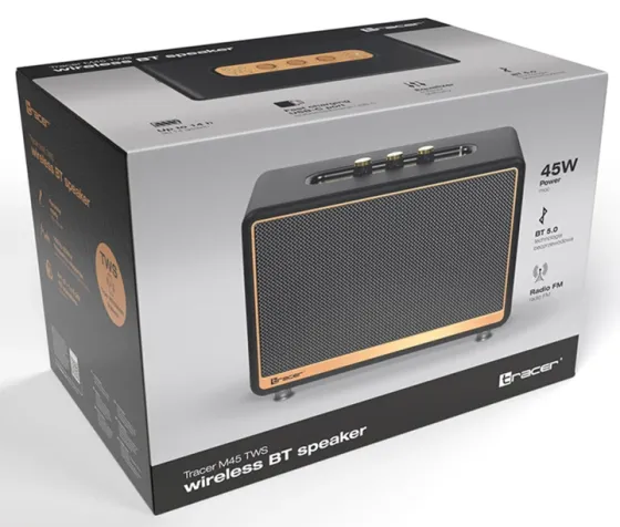 Bluetooth колонка Tracer M45 TWS Black 45W (TRAGLO47248) Київ
