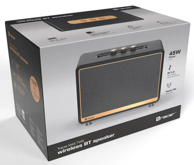 Bluetooth колонка Tracer M45 TWS Black 45W (TRAGLO47248) Київ - фото 5