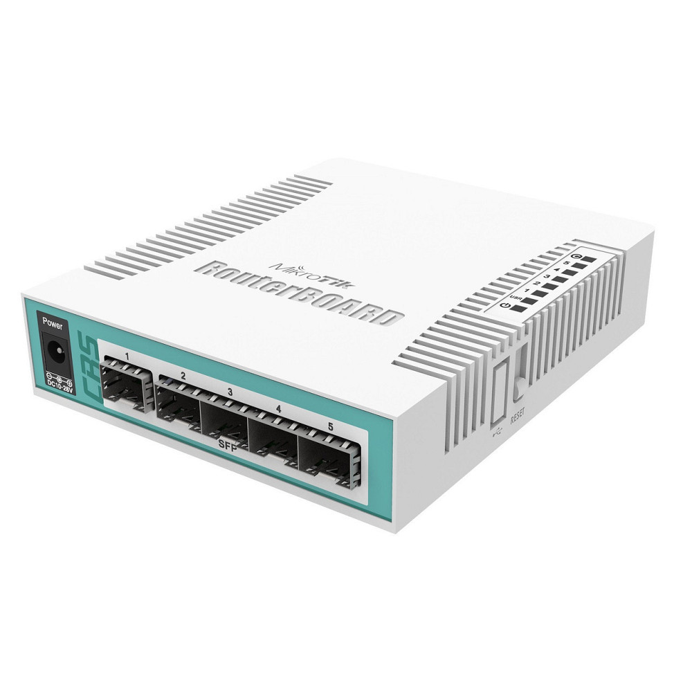 Комутатор MikroTik CRS106-1C-5S (400Mhz/128Mb, 5xSFP, 1xCombo) Так Харків - фото 3