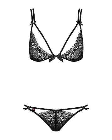Комплект білизни - Obsessive Intensa Set Black - L/XL Sex Aura Київ