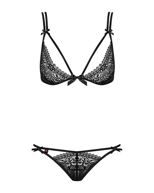Комплект білизни - Obsessive Intensa Set Black - L/XL Sex Aura Київ - фото 4