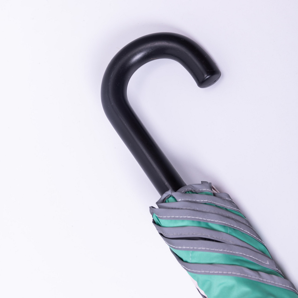 Парасолька дитяча механічна елегантна з принтом міцна надійна з поліестеру діаметр 90 см Зелений HP-23-13GR Київ - фото 6