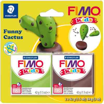 Набор для творчества Fimo Kids Кактус 2 цвета х 42 г (4007817057292) Винница