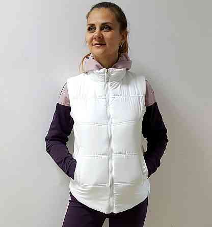 Женская  безрукавка ,Женский демисезонный жилет ,плащевка жатка Киев