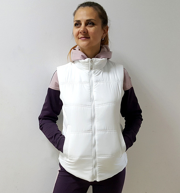 Женская  безрукавка ,Женский демисезонный жилет ,плащевка жатка Сумы - изображение 1