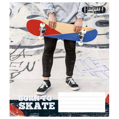 Тетрадь Школярик Enjoy the ride 48 листов клетка (048-3317K) Винница - изображение 4