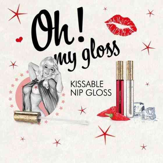 Набір блисків для сосків Bijoux Indiscrets Kissable Nip Gloss DUET (2×13 мл) Sex Aura Київ