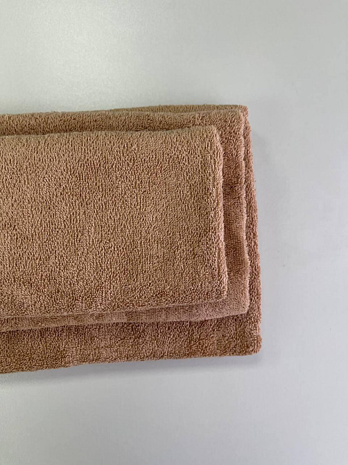 Махровое полотенце Ideal Textile 70х140 см однотонное (56860538) бежевий Черновцы - изображение 9