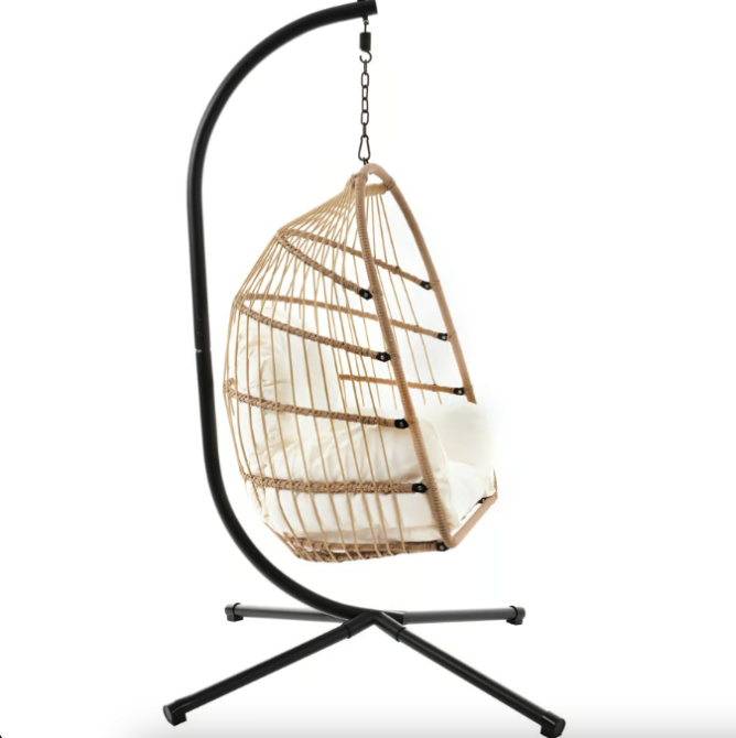 Підвісне крісло-кокон Di Volio Beluno бежевий Киев - изображение 2