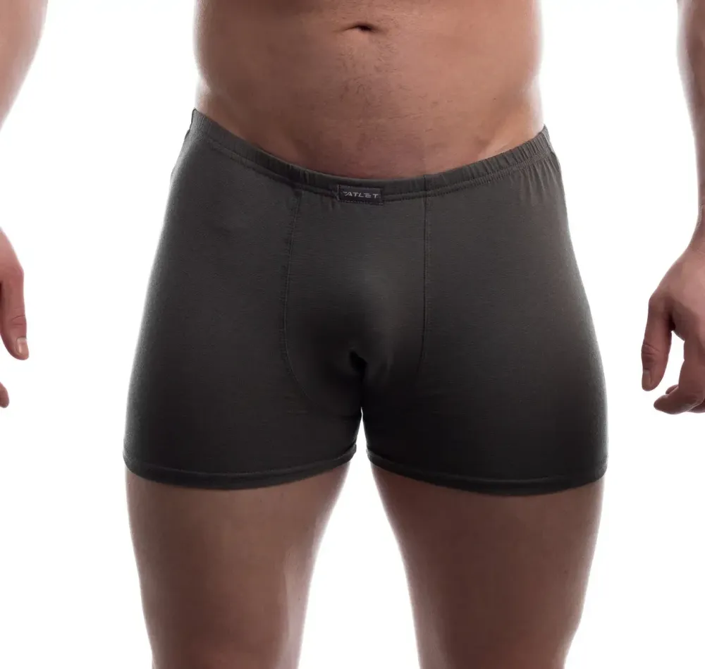 Труси чоловічі шорти однотонні з бавовни. Колір Хакі Atlet 950107 50 Київ - фото 3