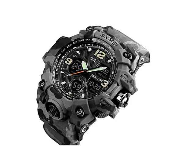Чоловічий годинник Skmei Hamlet 1155 Сірий камуфляж Вінниця