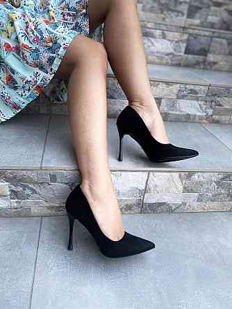 Туфлі жіночі SMALL SWAN 5015-123-1 чорні (весна-осінь, еко-замша) (3221) 36 Коломия