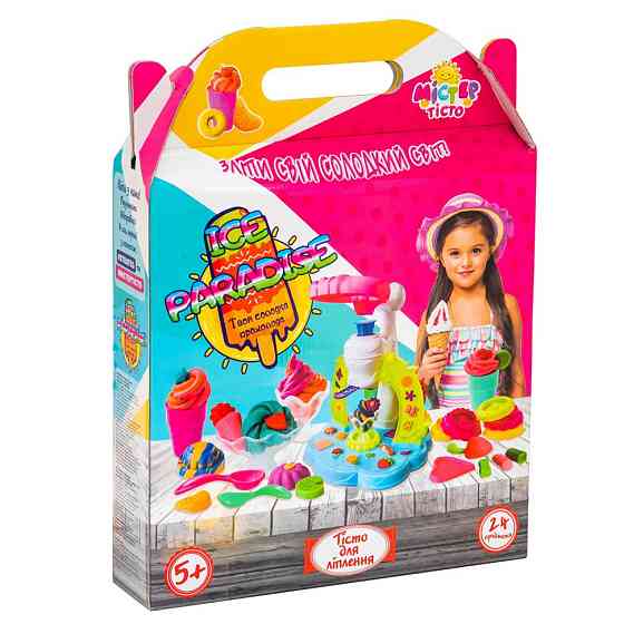 Дитячий набір для творчості "Містер тісто - Ice paradise" 71502, 24 предмети Вінниця
