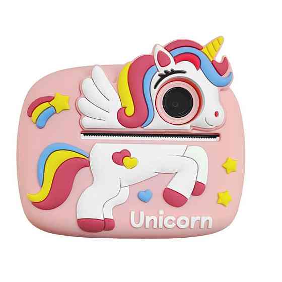 Камера мгновенной печати с экраном, Фотоаппарат цифровой для деток, Мгновенная печать для детей IU-35 Львов