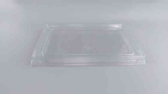 Прямокутна кришка PET для контейнера "KRAFT" 500 мл 135*85*40 (50 шт) Харків