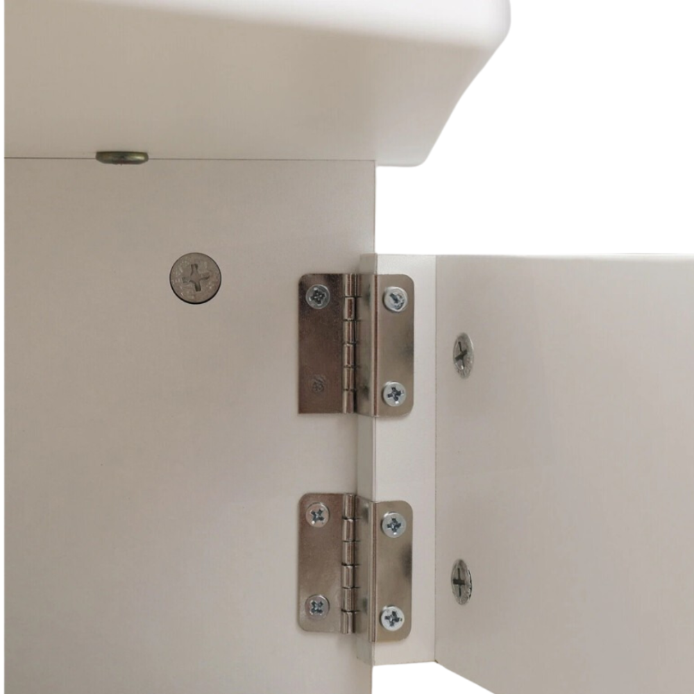 Туалетний столик Chomik TRIO кутовий з дзеркалом білий Київ - фото 9