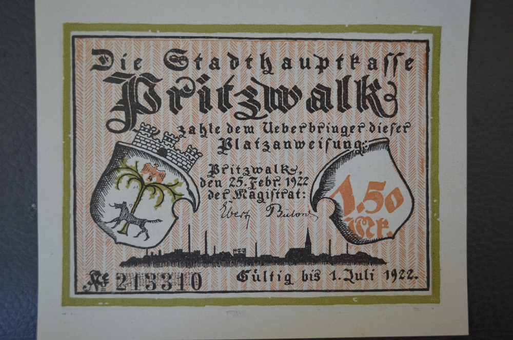 Германия. Нотгельд. 1,5 Mr. ( 11 ) Полтава - изображение 1