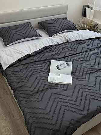 Ecotton Комплект постільної білизни Ecotton Jaquard Сімейний 150х215 см cірий Grey Киев