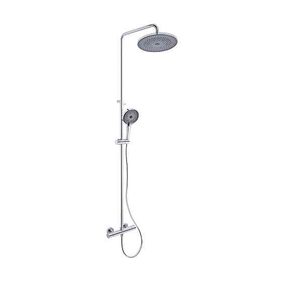 Душова система універсальна Qtap Sloup термостатична на два споживачі QTSL57103ONC Chrome Київ