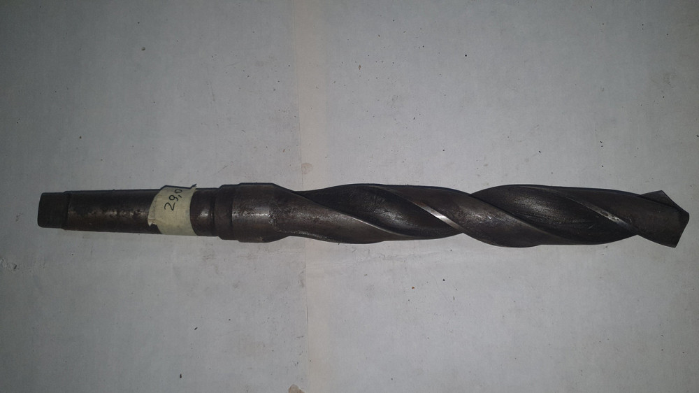 Сверло с коническим хвостовиком 29.0 мм. Р6М5. СССР. Харьков - изображение 1